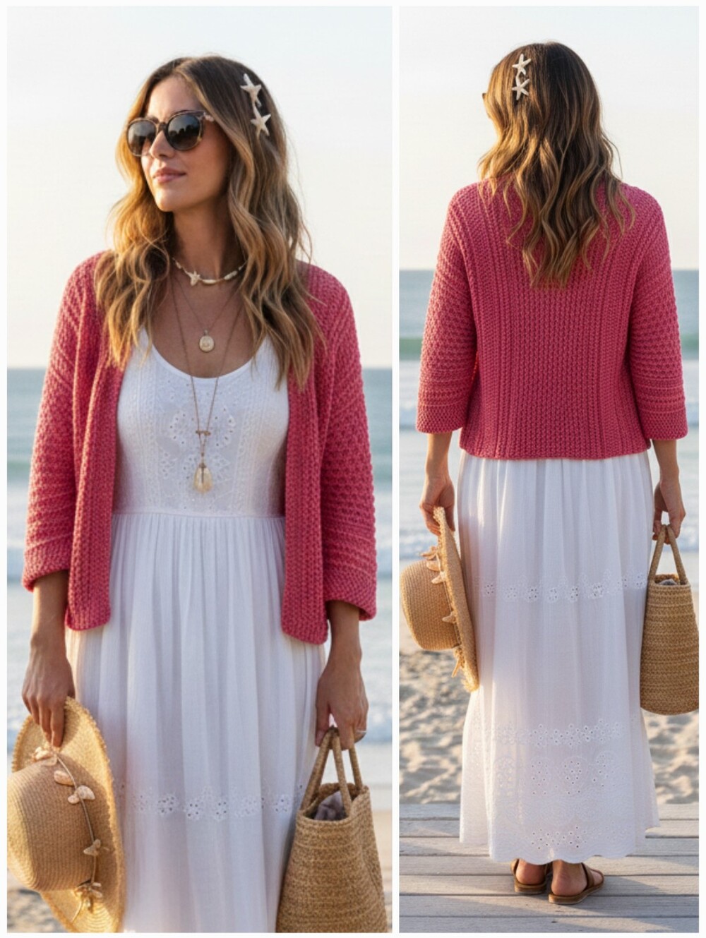 Eddie Bauer S 100% Linen Cable Knit Open Cardigan Coastal Cottagecore Resortwear